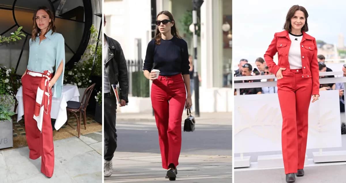 Jakie kolory pasują do czerwonych spodni? Odkryj idealne zestawienia