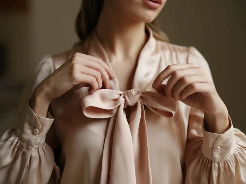 Jak ładnie zawiązać kokardę na bluzce i zachwycić swoim stylem