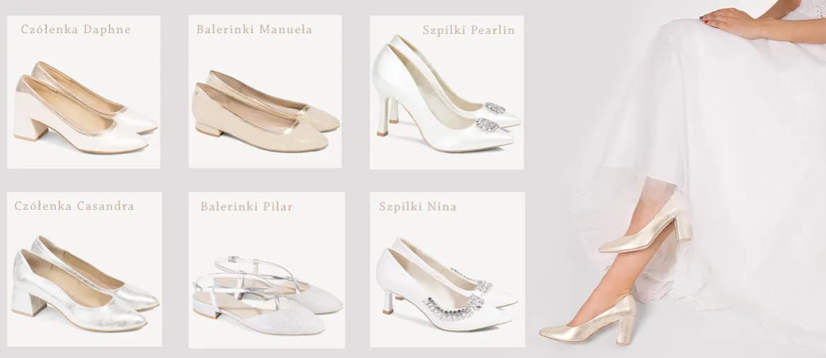 Jak dobrać buty do sukni ślubnej, aby uniknąć modowych faux pas