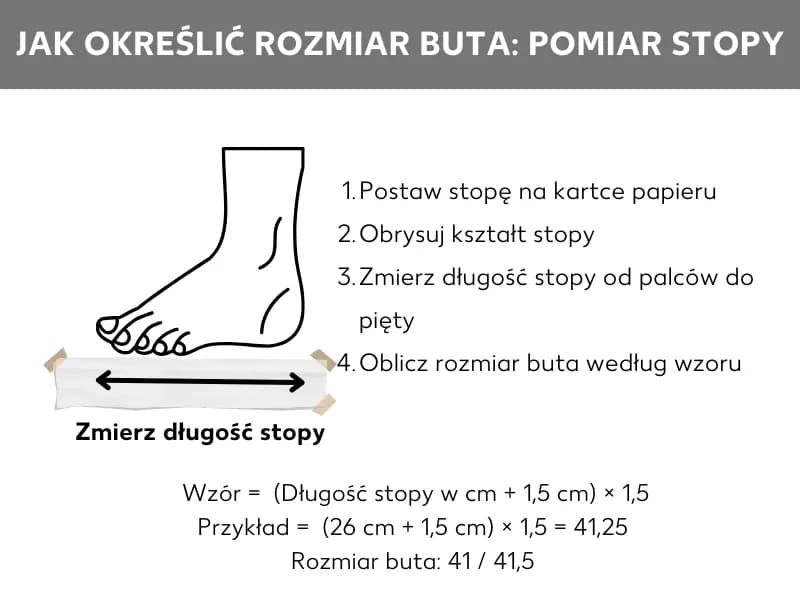 26 jaki to rozmiar buta? Sprawdź, jak przeliczyć na EU, UK, US