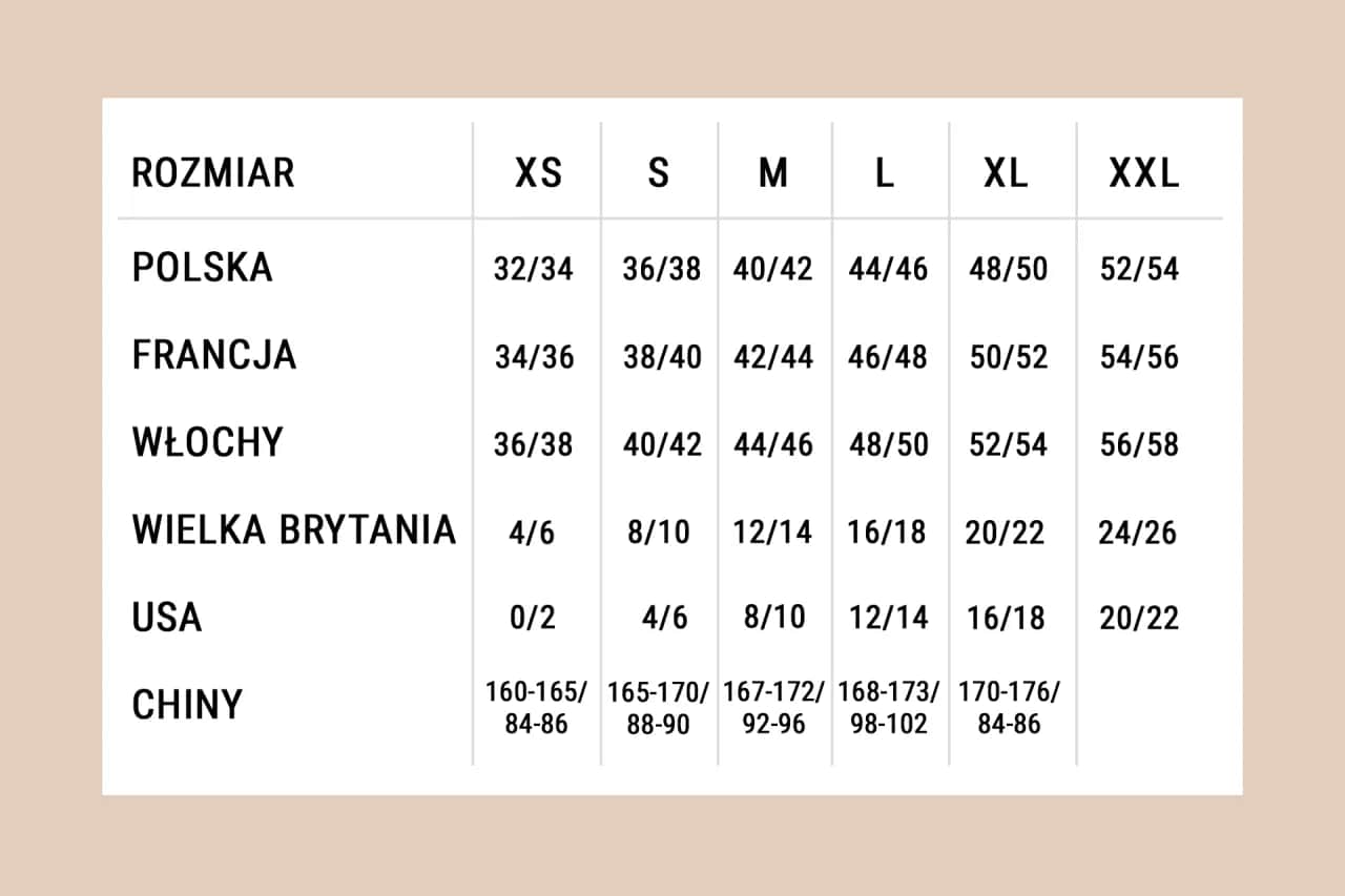 Rozmiar 26 spodni damskich – co to za rozmiar w różnych systemach?