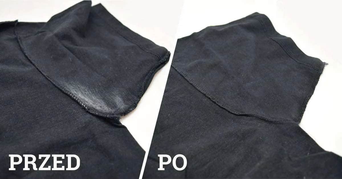 Jak usunąć ślady po dezodorancie na czarnej bluzce skutecznie i tanio