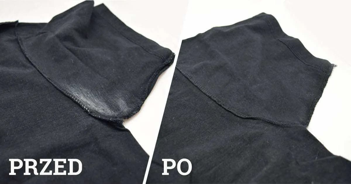 Jak usunąć ślady po dezodorancie na czarnej bluzce skutecznie i tanio